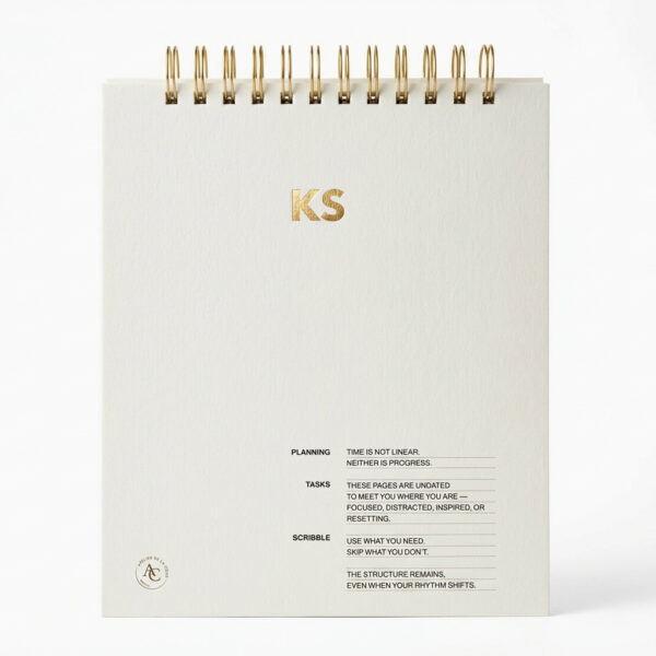 Spiral Desk Planner Notepad